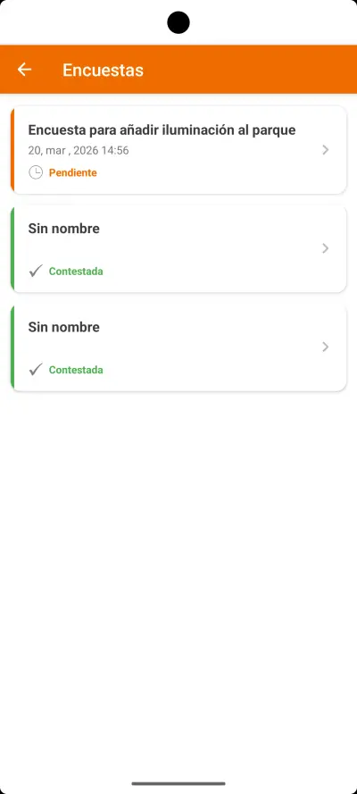 Encuestas para residentes